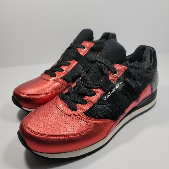 DOLCE & GABBANA Pre- Owned Furr Multicolor Sneakers - Picture 1 of 16